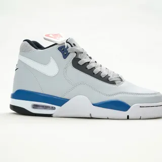 Nike Gray Blue High-Top Layered Upper Lifestyle Sneakers
