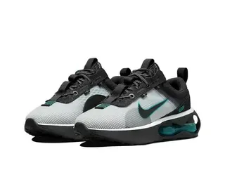 Nike Gray Blue Mesh-and-Synthetic Upper Visible Heel Air Unit Lifestyle Sneakers 3