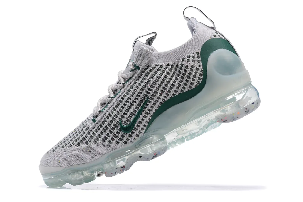 Nike Gris Vert Tricot Ingénierie Supérieure Semelle Air Visible Pleine Longueur Sneakers Lifestyle 10