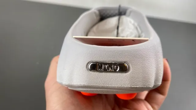 Nike Gray Orange Slip-On Construction Perforated Monolithic Upper Sneakers 3