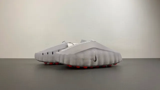 Nike Gray Orange Slip-On Construction Perforated Monolithic Upper Sneakers 8