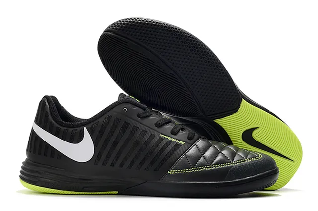 Nike Hypervenom Indoor branco e azul caixa de dedos acolchoada faixa listrada vertical de sintético overlay sapatos de futebol indoor 23