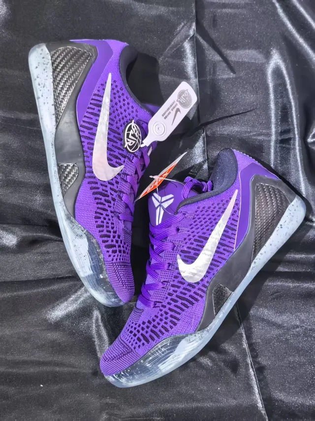 Nike Kobe Protro Purple Black Silver Basketball Shoes 2