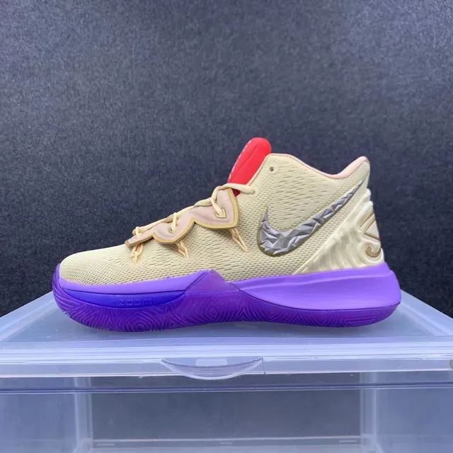 Nike Kyrie 5 Beige Purple Red Basketball Shoes 2