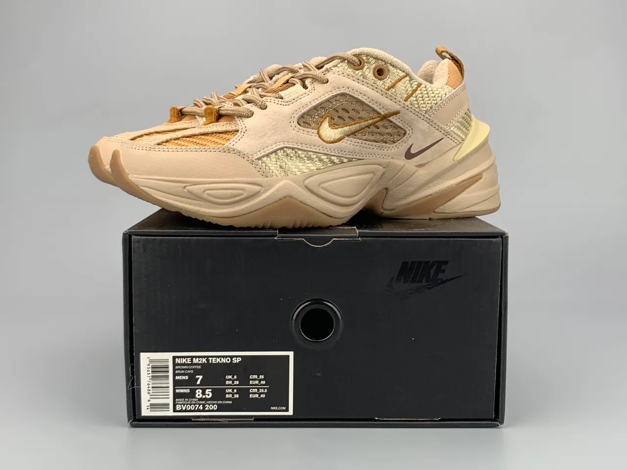 Nike M2K Tekno Beige Chunky Sneakers 2