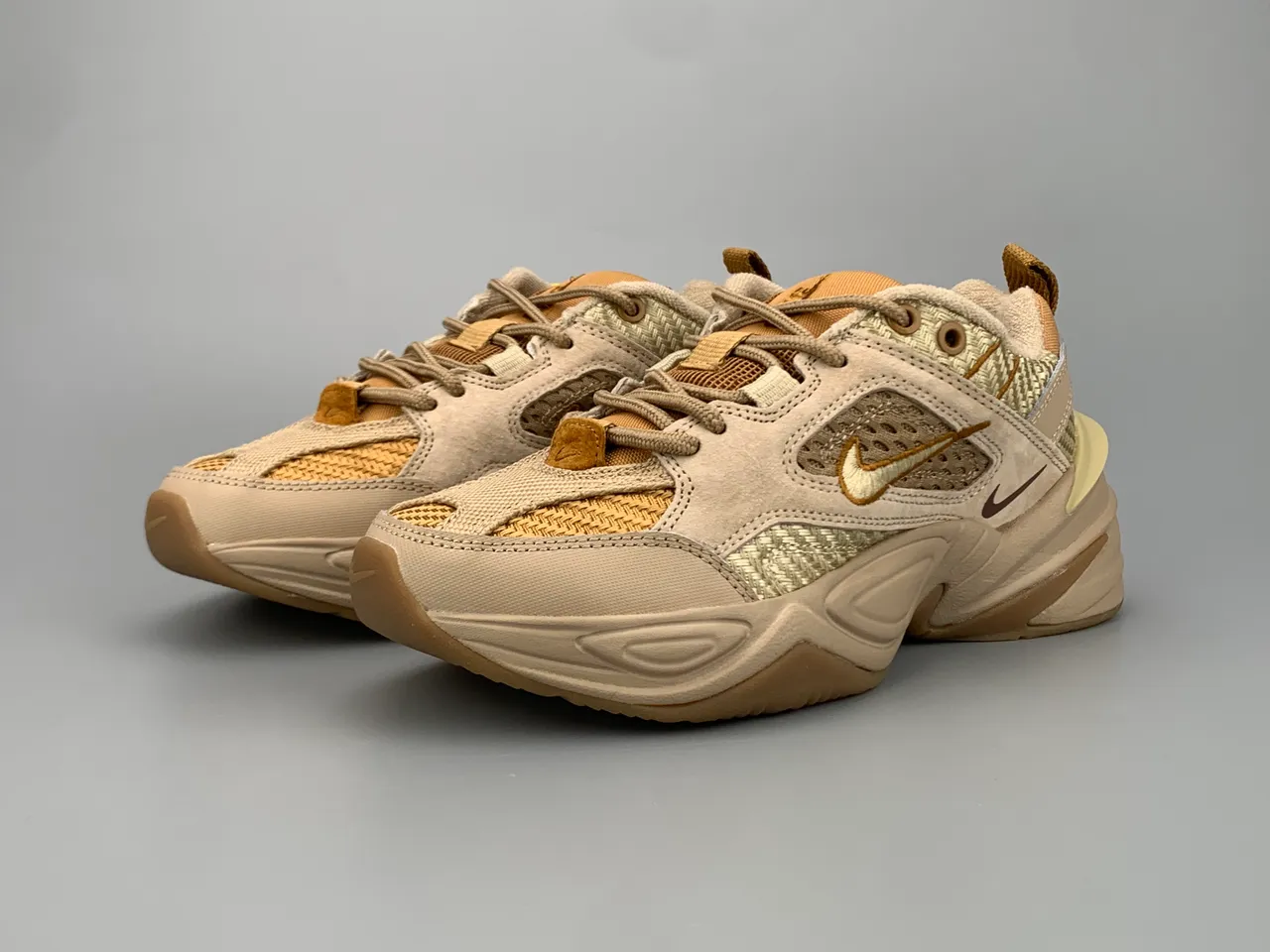 Nike M2K Tekno Beige Chunky Sneakers 6