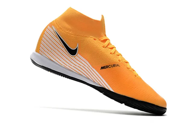Nike Mercurial Rose Noir Maille Supérieure Col Haut Chaussures de Football Indoor 22
