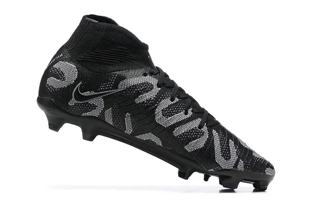 Nike Mercurial Superfly Black Silver Firm-Ground Soccer Shoes 3