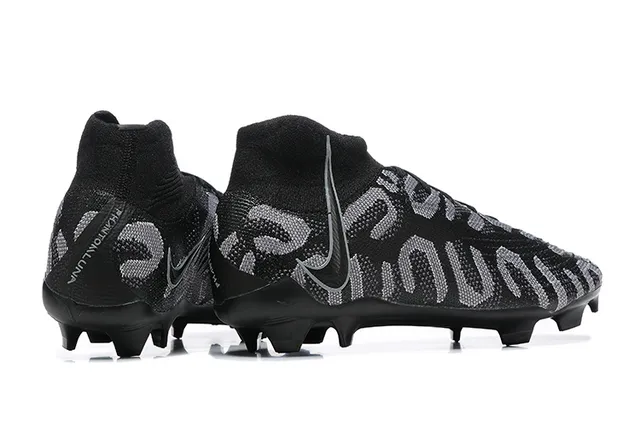 Nike Mercurial Superfly Black Silver Firm-Ground Soccer Shoes 10