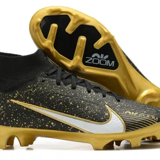 Nike Mercurial Superfly Gold Speckle Firm-Ground Soccer Shoes