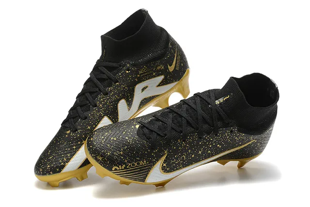 Nike Mercurial Superfly Gold Speckle Firm-Ground Soccer Shoes 2
