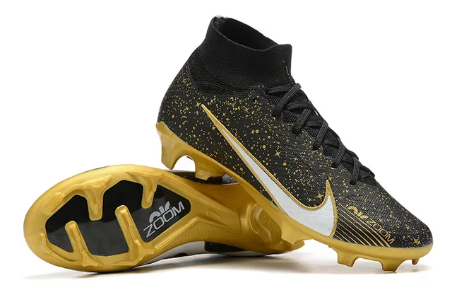 Nike Mercurial Superfly Gold Speckle Firm-Ground Soccer Shoes 6