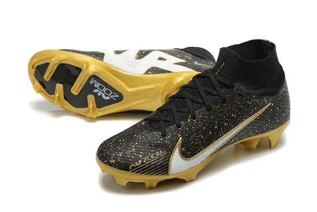 Nike Mercurial Superfly Gold Speckle Firm-Ground Soccer Shoes 7