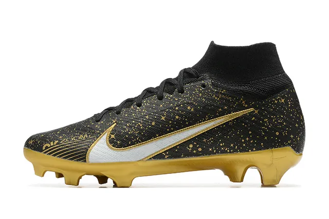 Nike Mercurial Superfly Gold Speckle Firm-Ground Soccer Shoes 10