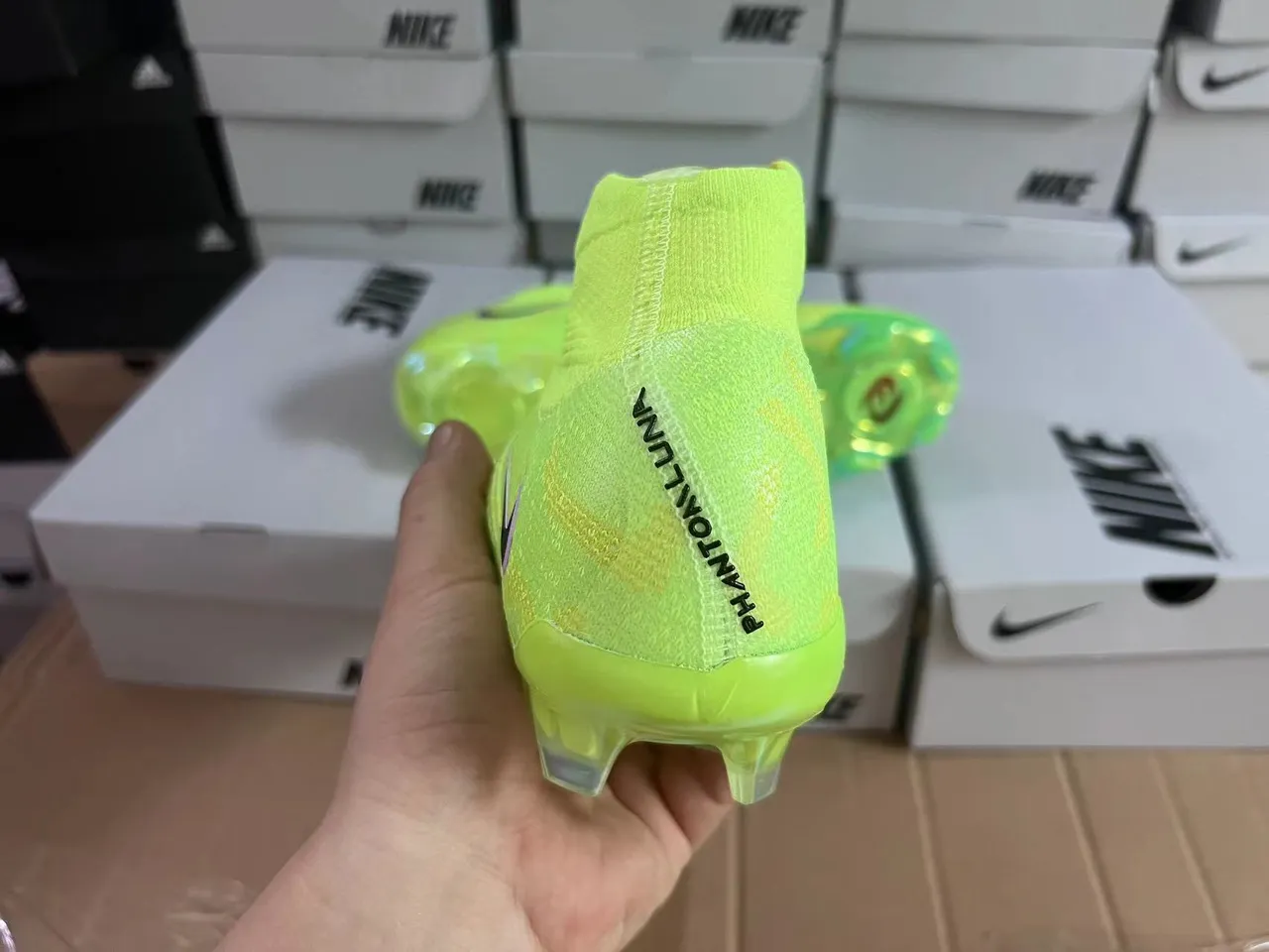 Nike Mercurial Superfly Neon Lime Camo Firm-Ground chaussures de football 11
