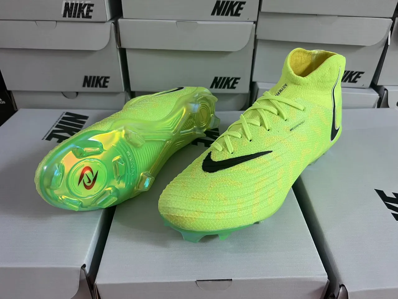 Nike Mercurial Superfly Neon Lime Camo Firm-Ground chaussures de football 16