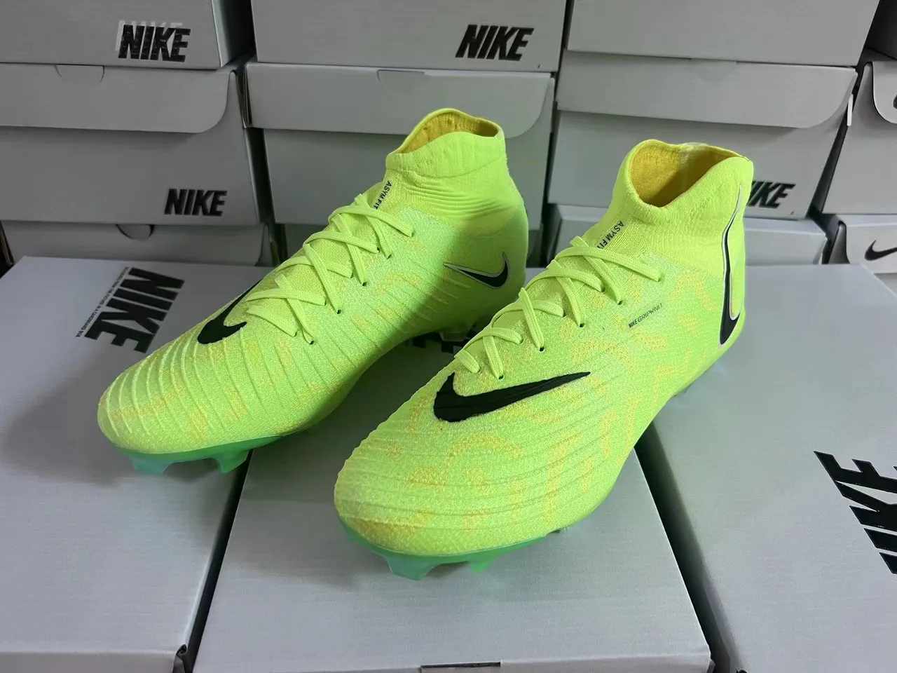 Nike Mercurial Superfly Neon Lime Camo Firm-Ground chaussures de football 18