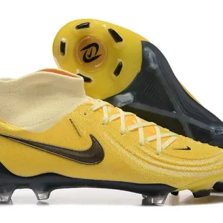 Nike Mercurial Superfly Yellow Black Firm-Ground Soccer Shoes