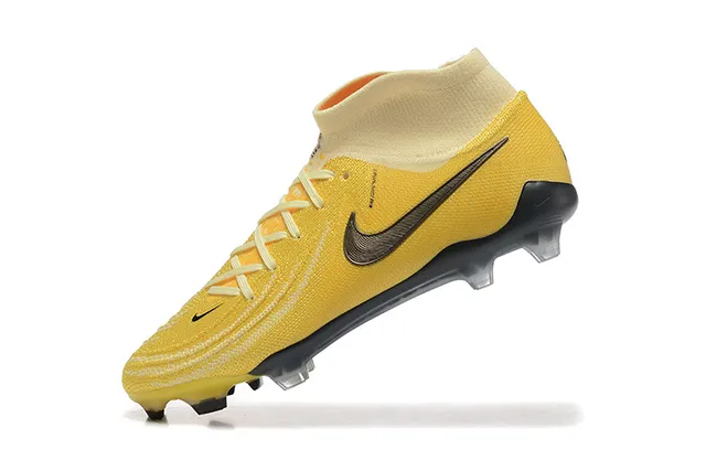 Nike Mercurial Superfly Yellow Black Firm-Ground Soccer Shoes 5