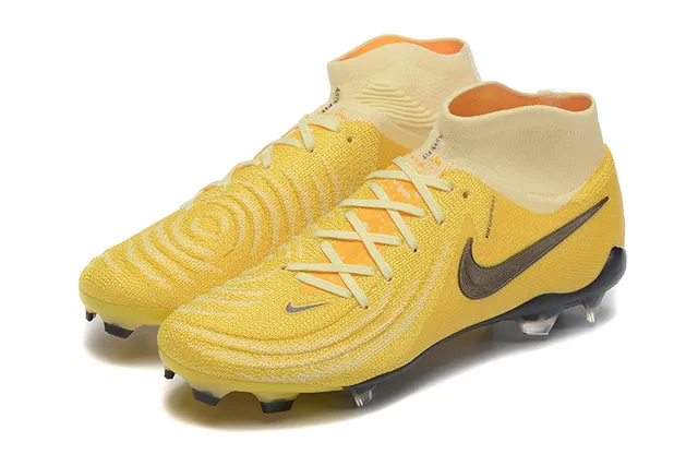 Nike Mercurial Superfly Yellow Black Firm-Ground Soccer Shoes 8