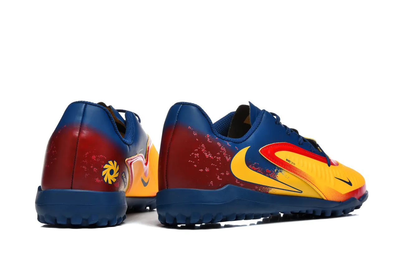 Nike Mercurial Vapor Bleu Marine Jaune A Faible Hauteur Superior Synthétique Clous Moldés Gazon Chaussures De Football 5