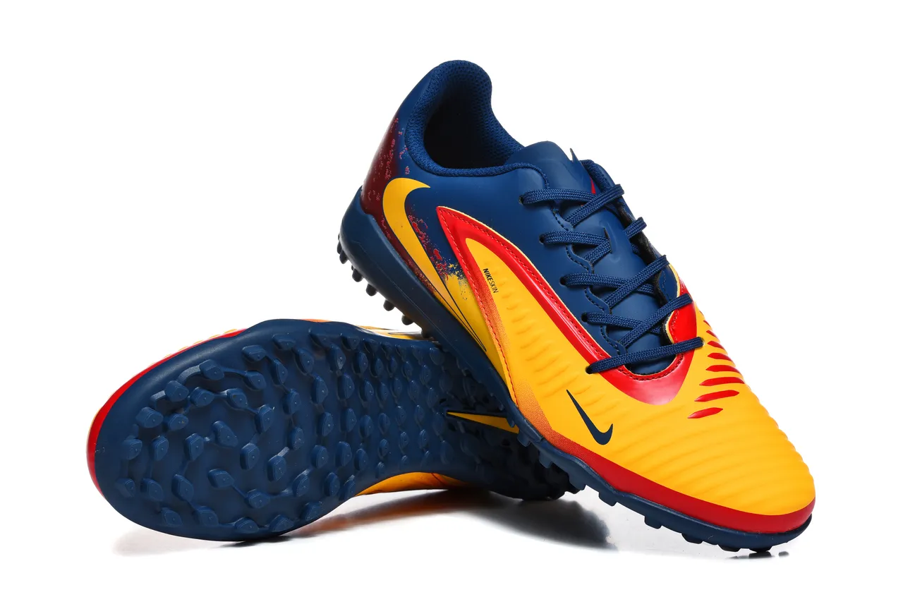 Nike Mercurial Vapor Bleu Marine Jaune A Faible Hauteur Superior Synthétique Clous Moldés Gazon Chaussures De Football 7