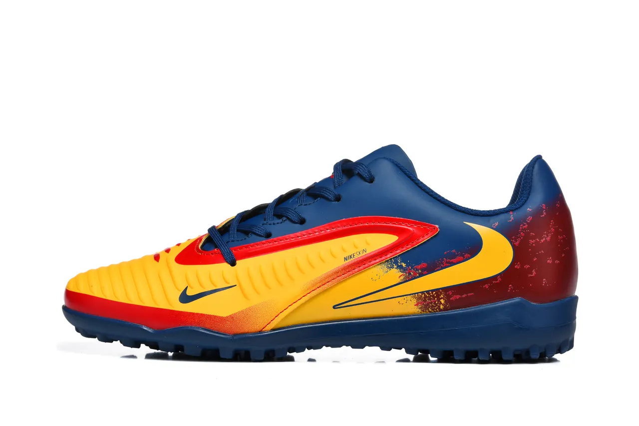 Nike Mercurial Vapor Bleu Marine Jaune A Faible Hauteur Superior Synthétique Clous Moldés Gazon Chaussures De Football 10
