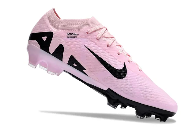 Nike Mercurial Vapor Pink and Black Firm-Ground Soccer Shoes 2