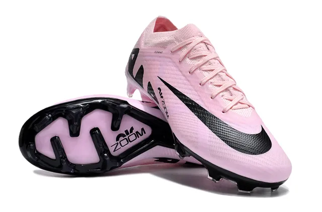 Nike Mercurial Vapor Pink and Black Firm-Ground Soccer Shoes 4