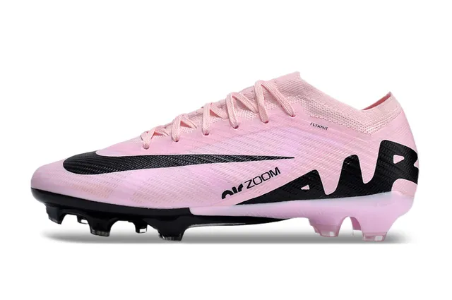 Nike Mercurial Vapor Pink and Black Firm-Ground Soccer Shoes 7