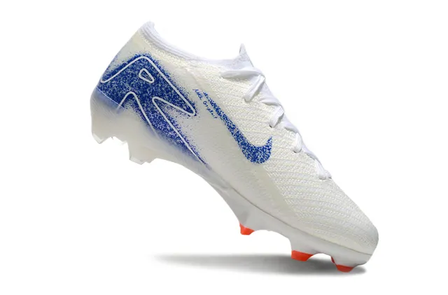 Nike Mercurial Vapor Ronaldo White Blue Orange Firm-Ground Soccer Shoes 2