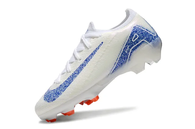 Nike Mercurial Vapor Ronaldo White Blue Orange Firm-Ground Soccer Shoes 3