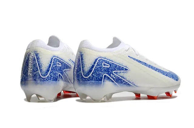 Nike Mercurial Vapor Ronaldo White Blue Orange Firm-Ground Soccer Shoes 5