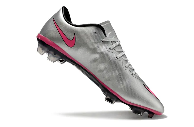 Nike Mercurial Vapor Silver Pink Firm-Ground Soccer Shoes 2