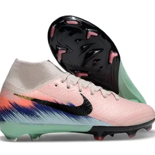 Nike বহুবর্ণ বোনা উচ্চ টপ গ্র্যাডিয়েন্ট কালারওয়ে ফার্ম-গ্রাউন্ড ফুটবল জুতো