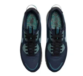 Nike Navy Blue Low-Top Silhouette Mesh And Synthetic Upper Lifestyle Sneakers 4