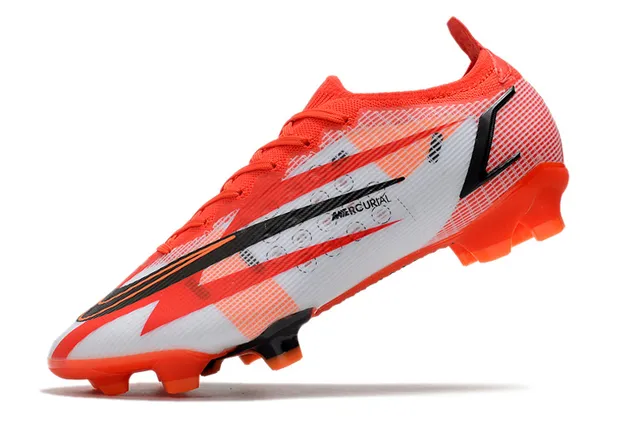 Nike chaussures de football orange noir bas ajustement chaussette upper superpositions dynamiques chevron terrain ferme 11