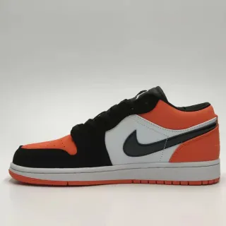 Nike Orange Black Low-Top Cupsole Lifestyle Sneakers