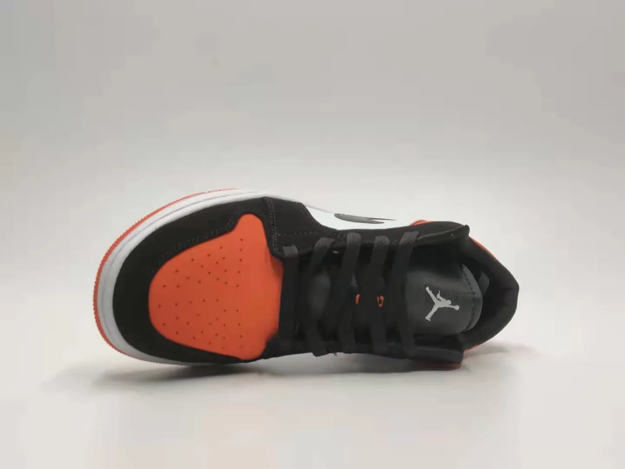 Nike Orange Black Low-Top Cupsole Lifestyle Sneakers 6
