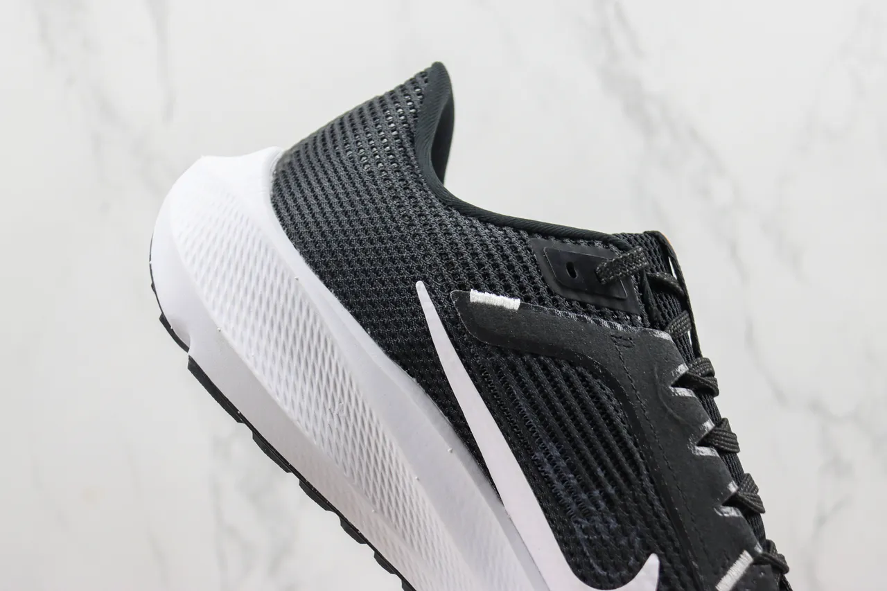 Nike Pegasus 40 Black White Running Shoes 5