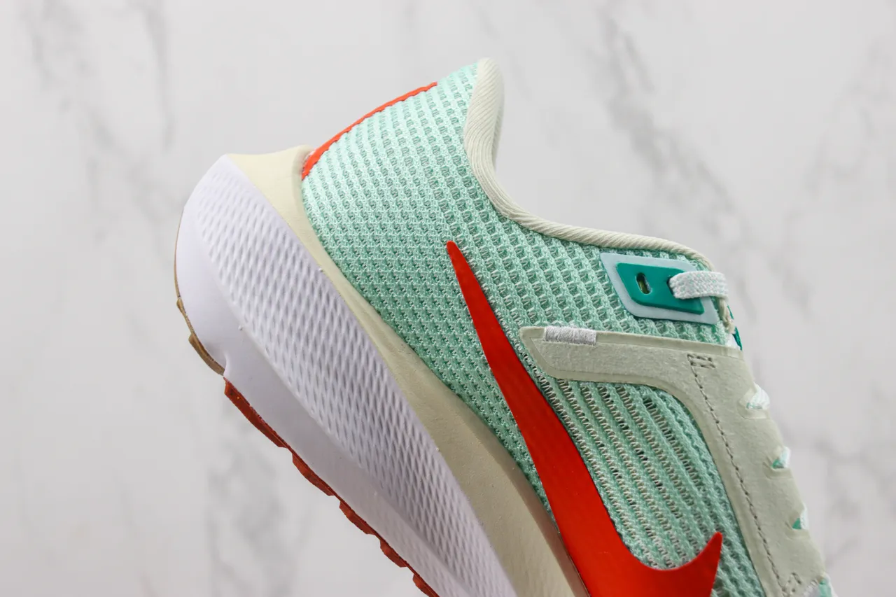 Nike Pegasus 40 Mint Green Red Running Shoes 5