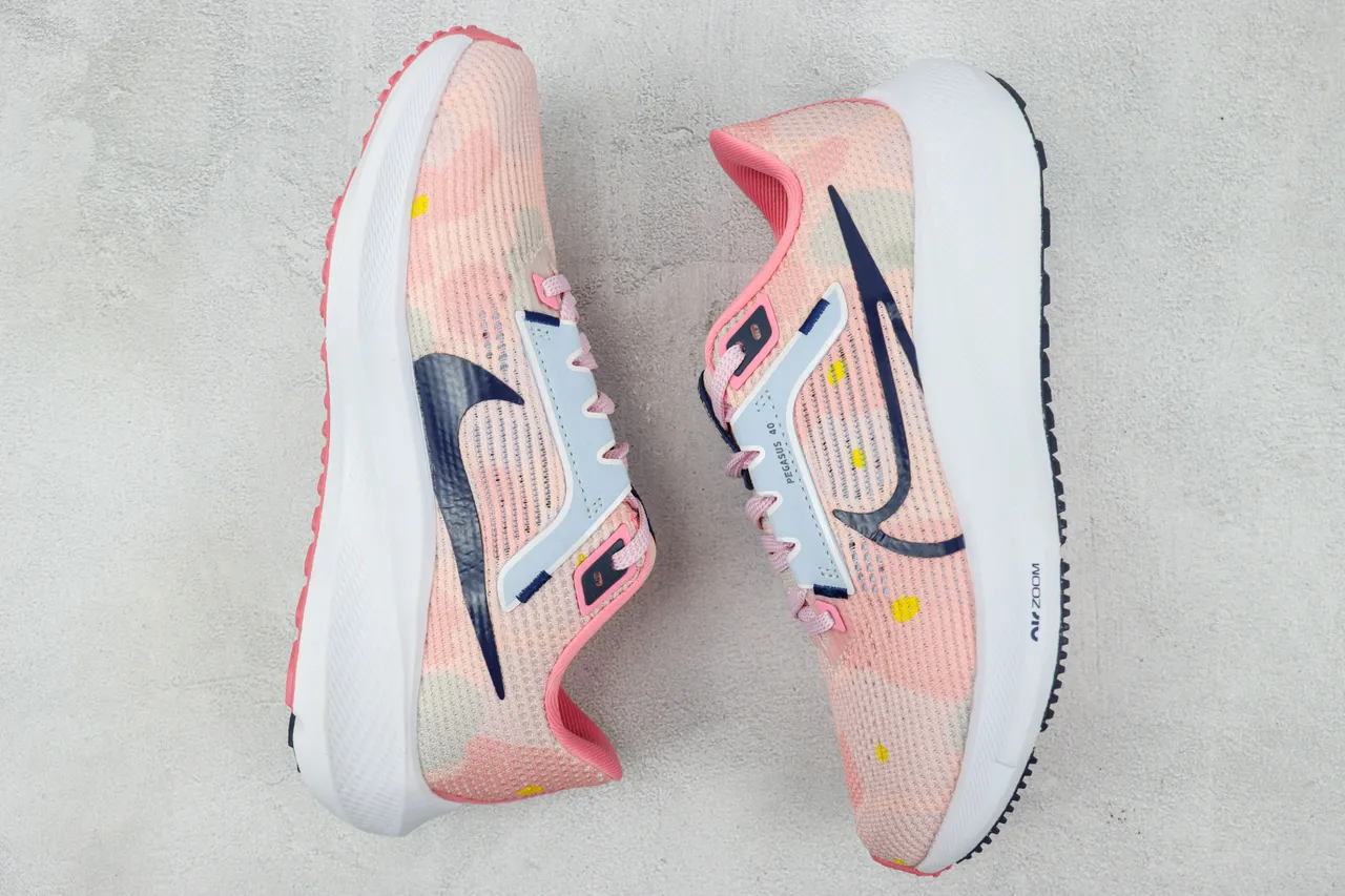 Nike Pegasus 40 Pink Navy White zapatillas de correr 2