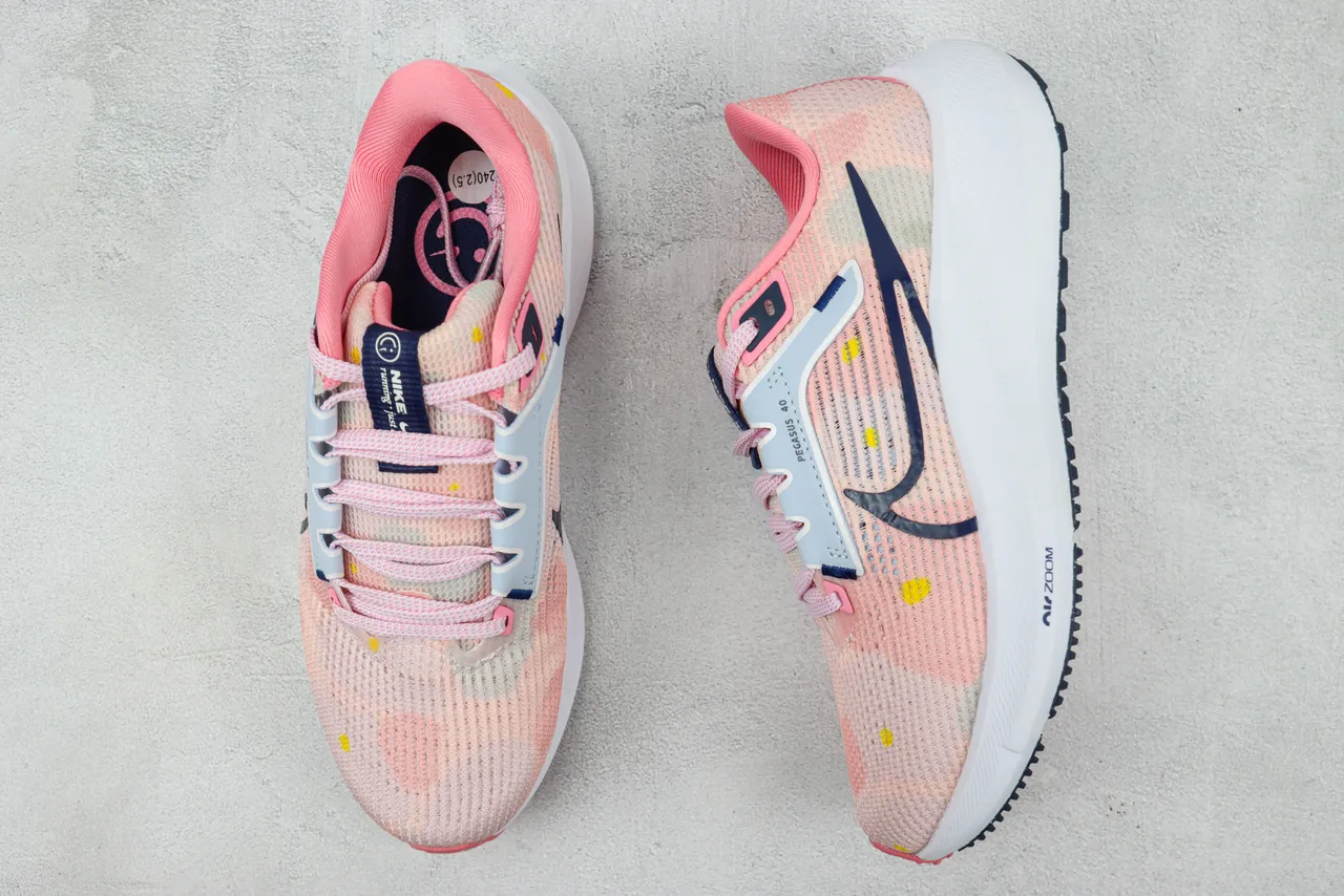 Nike Pegasus 40 Pink Navy White zapatillas de correr 3