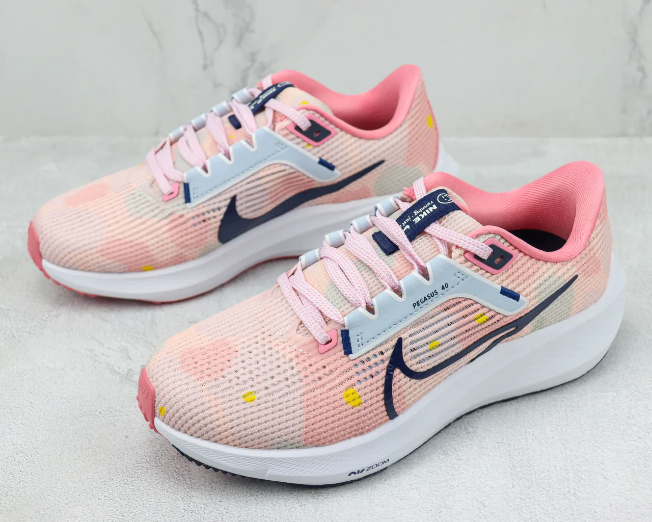 Nike Pegasus 40 Pink Navy White zapatillas de correr 4