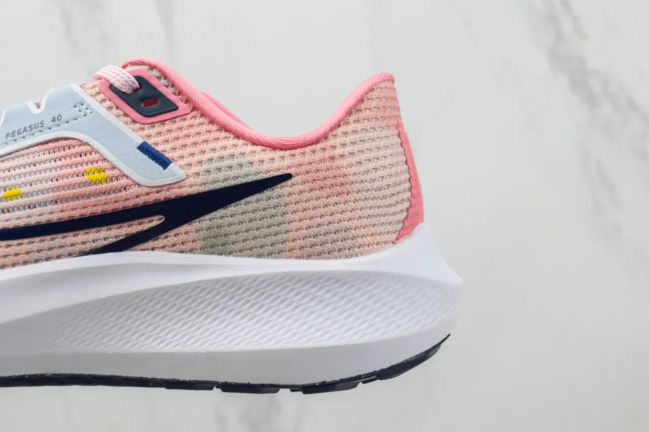 Nike Pegasus 40 Pink Navy White zapatillas de correr 7