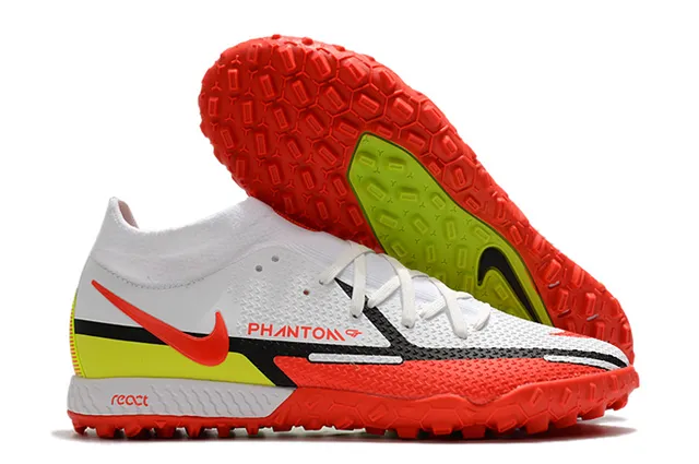Nike Phantom GT Preto Dourado Colar Ajuste de Meia Faixa Metálica Gramado Sapatos de Futebol 10