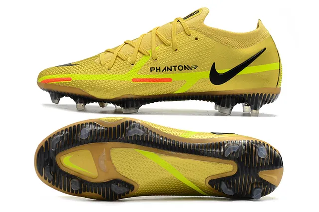 Nike Phantom GT কালো লাল নিট আপার লো-কাট বুটি কলার ফার্ম-গ্রাউন্ড সকার শোজ 4