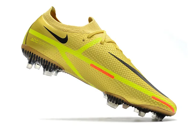 Nike Phantom GT কালো লাল নিট আপার লো-কাট বুটি কলার ফার্ম-গ্রাউন্ড সকার শোজ 5