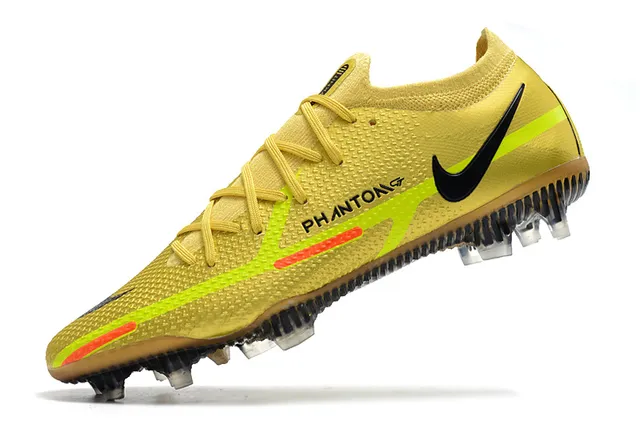 Nike Phantom GT কালো লাল নিট আপার লো-কাট বুটি কলার ফার্ম-গ্রাউন্ড সকার শোজ 6
