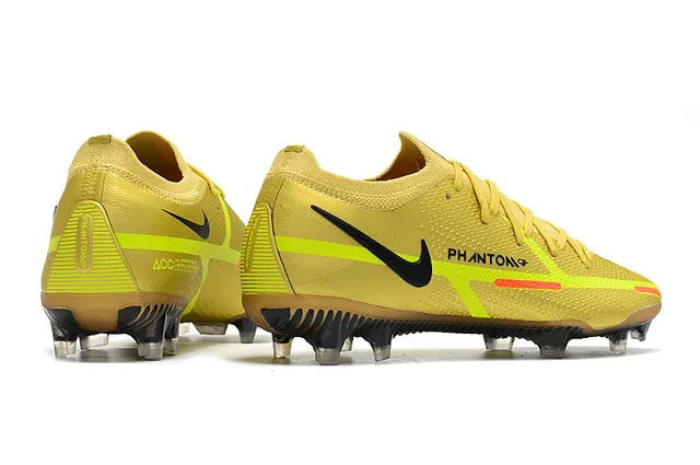 Nike Phantom GT কালো লাল নিট আপার লো-কাট বুটি কলার ফার্ম-গ্রাউন্ড সকার শোজ 9